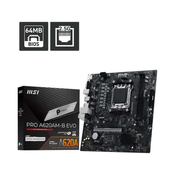 Mainboard MSI PRO A620AM-B EVO DDR5