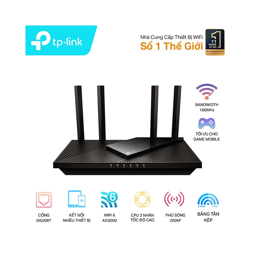 Router Wi-Fi 6 TP-Link Archer AX55 AX3000